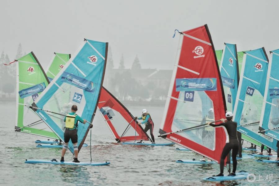 奥运积分赛首次落户元荡湖，2025年中国国际帆板大师赛再升级