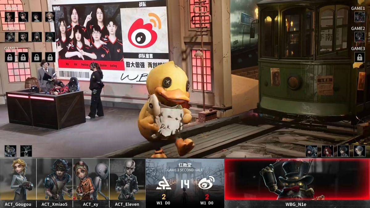 第五人格IVL：北京WBG_N1e临危不惧力挽狂澜，绝地翻盘赢得比赛！