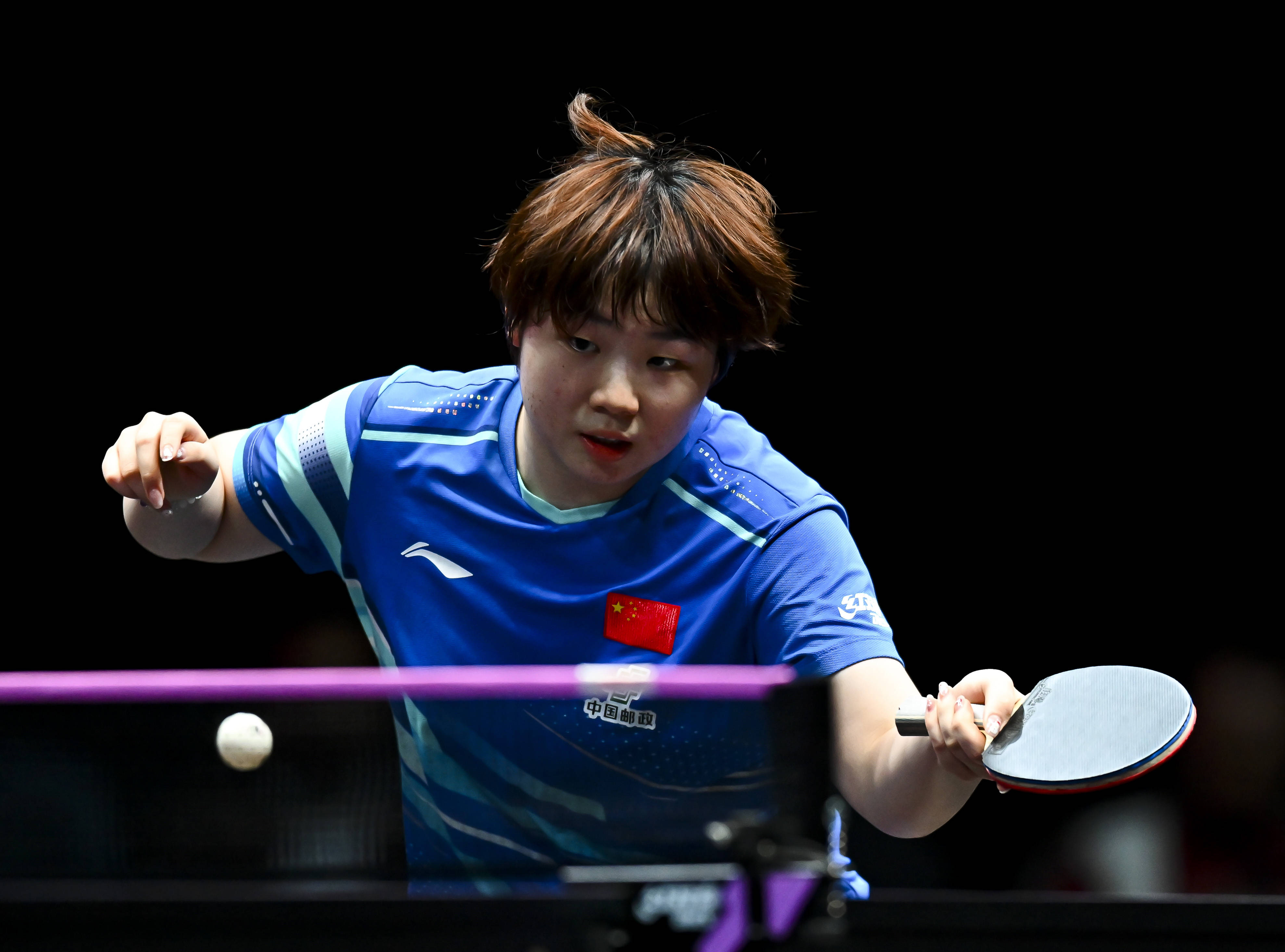 （体育）乒乓球——WTT多哈冠军赛：蒯曼晋级女单四强